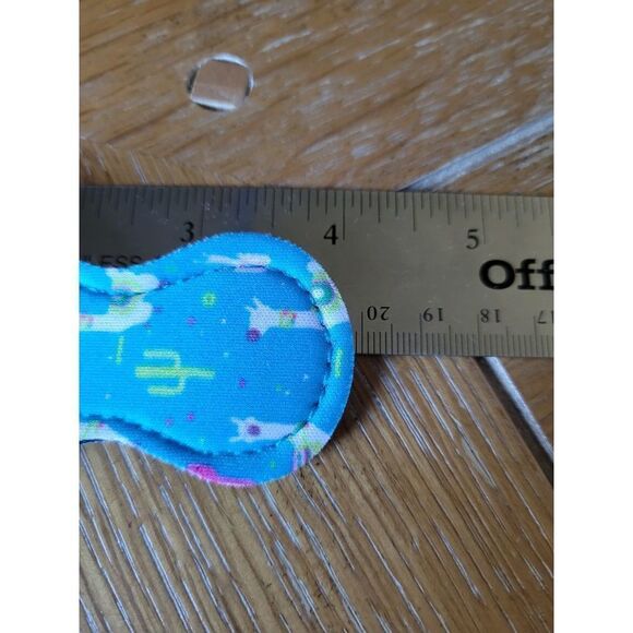 NEW Llamo Cactus Neoprene Chapstick Holder Key Chain and chapstick - Picture 3 of 3